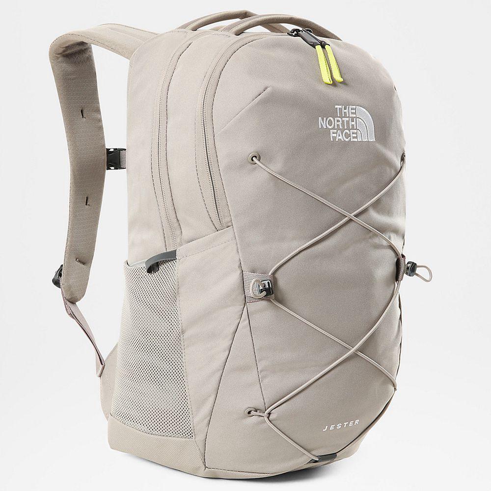 The North Face Jester Ανδρικα Σακιδιο Πλατησ - Γκρι / Πρασινο (XYAW42961)